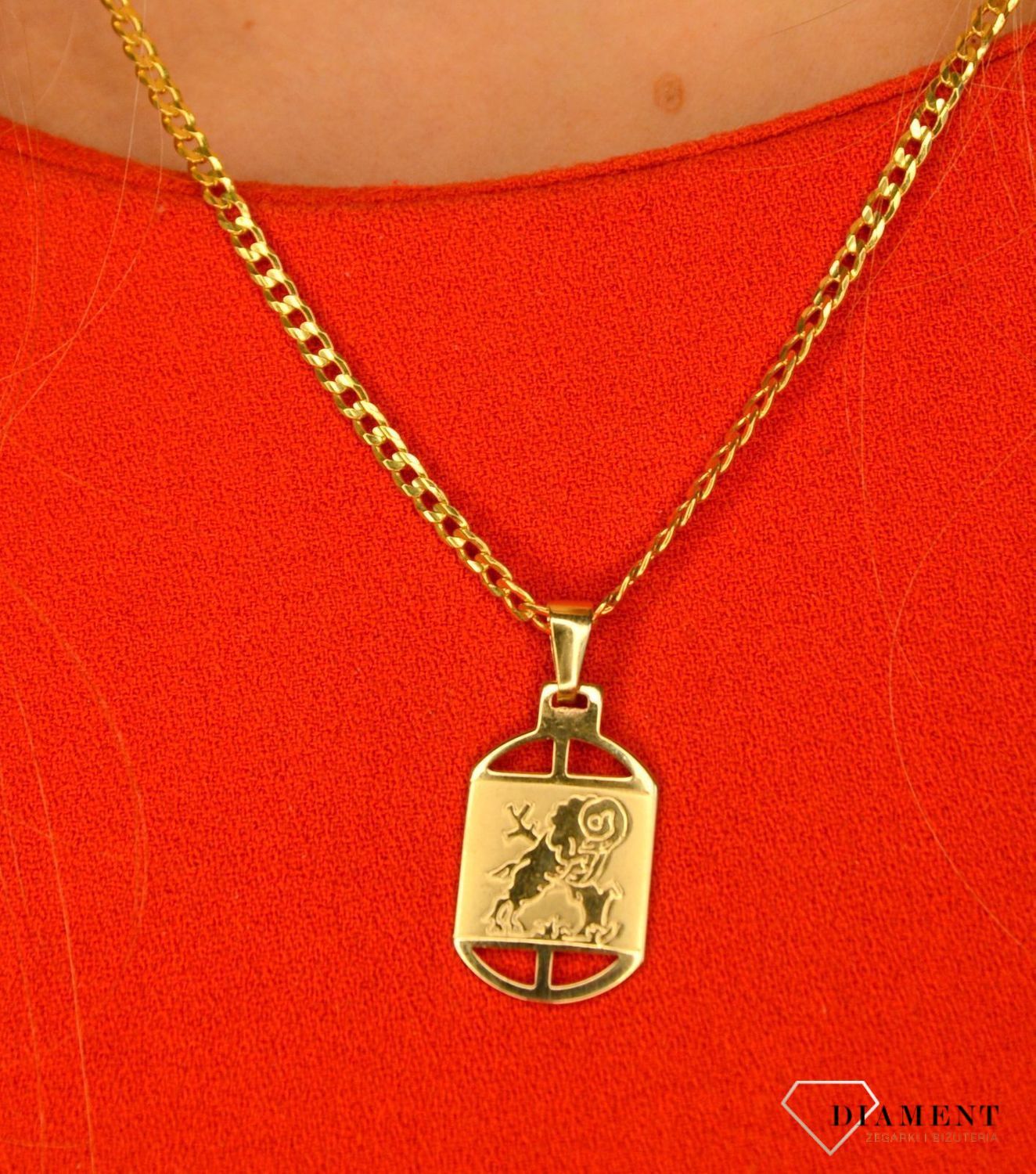 Złoty łańcuszek 585 pancerka 3 mm DIA-LAN-1121-585 3mm.jpg